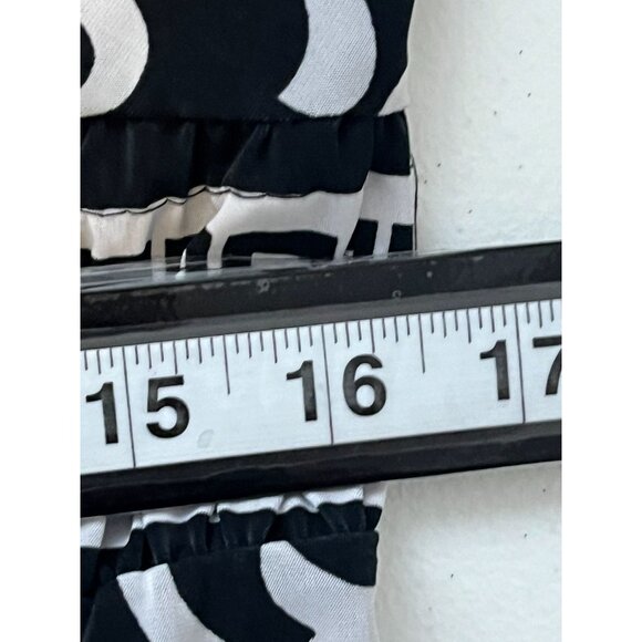 Lapogee 2X Black White Geometric Print Maxi Dress Boho Chic - Picture 10 of 10